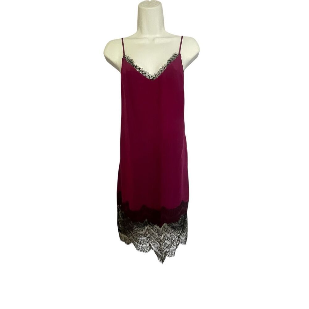 Kiki De Montparnasse Purple Lace Slip Dress Women’s Reg Size 2 Retails $495
